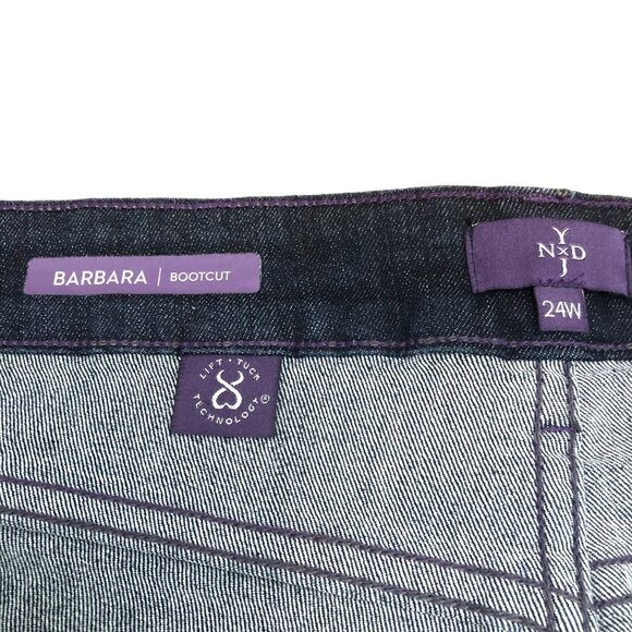New NYDJ Barbara Bootcut Denim Jeans Plus Size 24W NWT - Picture 9 of 13